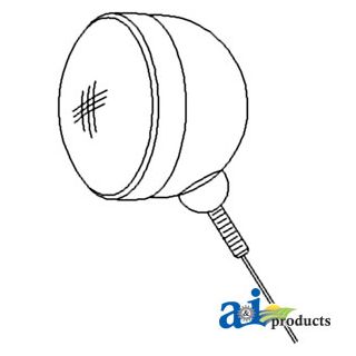 45640DB - Headlamp Assembly (6 Volt)