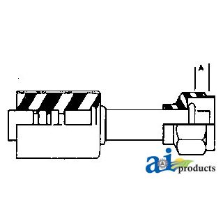 461-3001 - Straight Female O-Ring Aluminum Beadlock Fittings