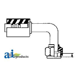 461-3009 - 90° Female O-Ring Aluminum Beadlock Fittings