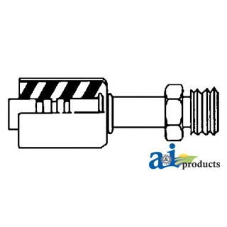 461-3040 - Straight Male Insert O-Ring Aluminum Beadlock Fittings