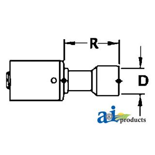 461-3186 - Bedlock Barbs- Weld On Steel Fittings