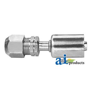 461-3279 - Fitting, Straight Compression Repairs English Tubing Steel Beadlock