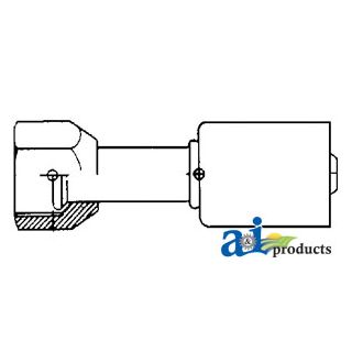 461-3313 - Straight Female Flare Steel Beadlock Fitting