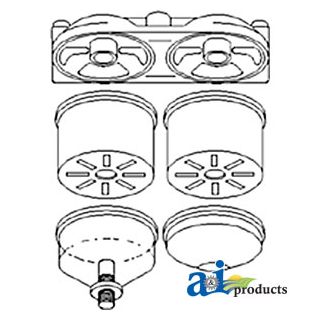 4659288 - Filter Assembly, Double Fuel (M14 Ports)