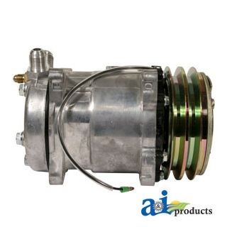 500-244 - Compressor, New, Sanden w/ Clutch (8390)