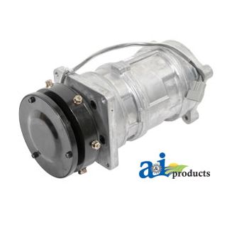 500-257 - Compressor, New, A6 w/ Clutch (1 groove 5 pulley, 12V