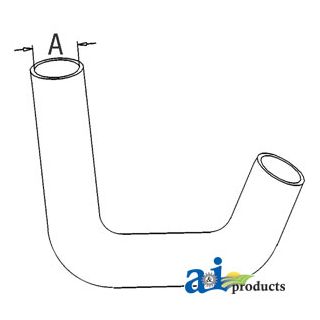 505617M1 - Radiator Hose, Bottom