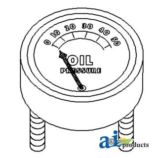 506902M1 - Gauge, Oil Pressure (50 lb)