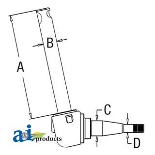508546M92 - Spindle (RH/LH)