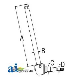 508548M92 - Spindle (RH/LH)