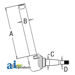 508571M92 - Spindle (RH/LH)