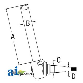 508572M92 - Spindle (RH/LH)