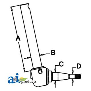 511606M91 - Spindle (RH/LH)