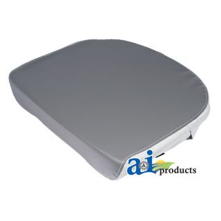 513351M91-S9 - Canvas Base Seat Cushion, Strap-On, GRY