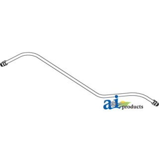 51498DX - Fuel Line, Strainer To Carburetor w/ Nuts
