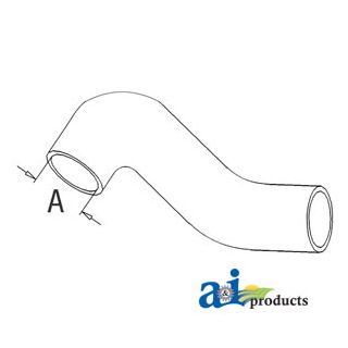 518179M91 - Radiator Hose, Bottom