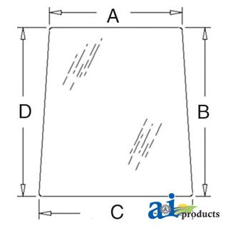 5182188 - Glass, Side (RH); Tinted