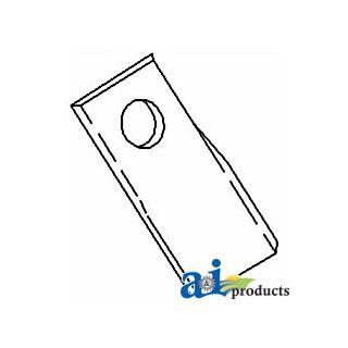 527747BH - Blade, Disc Mower, Lh, 11 Degree