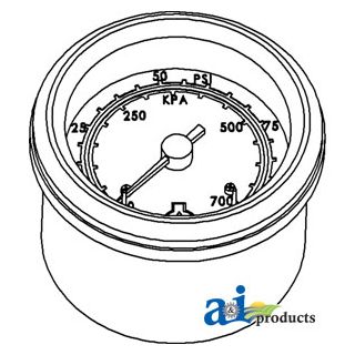 528415M91 - Gauge, Oil Pressure