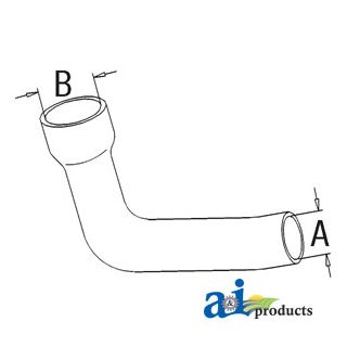 532541M2 - Radiator Hose, Bottom