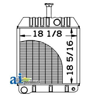 534229M95 - Radiator (4 11/16" Filler Neck)