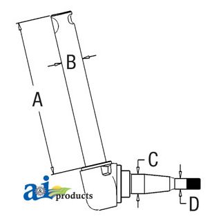 544089M92 - Spindle (RH/LH)