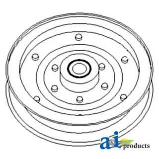 566519R1 - Pulley, Idler (Flat)