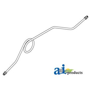 58366DX - Fuel Line, Strainer To Carburetor w/ Nuts