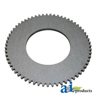 5878F - Clutch Plate: 10.75" OD, 5.375" ID, 63 ext teeth, fiber m