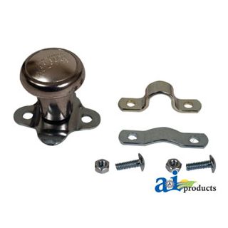 5A6 - Spinner, Aluminum Steering Wheel Polished Aluminum Knob