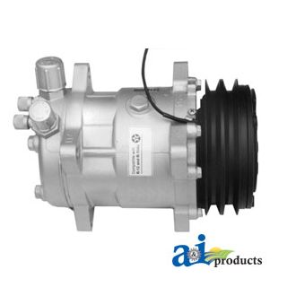 60-2921T94 - Compressor, New, Sanden w/ Clutch (9103)