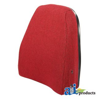 620S3F - Back Cushion, Steel, Cranberry Fabric