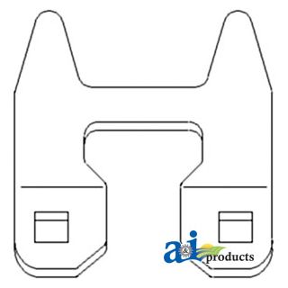 6586630 - Low Plate, 2 Prong