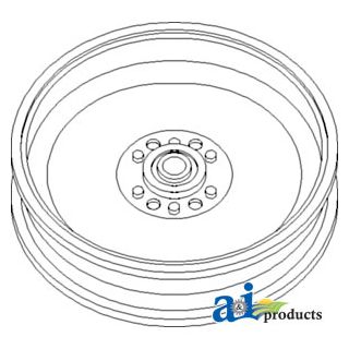 663887R91 - Pulley Assy, Unloader Belt Tightener/ Fan Jackshaft D