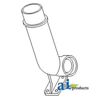 670034C1 - Elbow, Exhaust