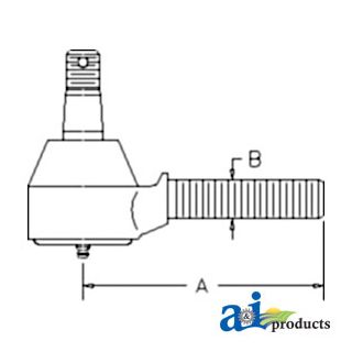 67121-56520 - Tie Rod End, LH Thread