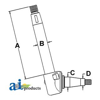 674057M93 - Spindle (RH)