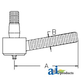 674393M91 - Tie Rod End
