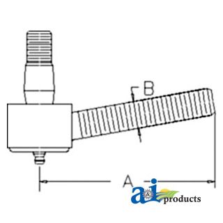674394M91 - Tie Rod End