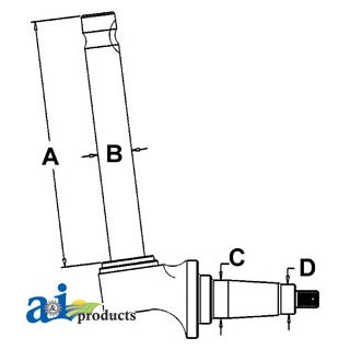 67526C91 - Spindle (RH/LH)