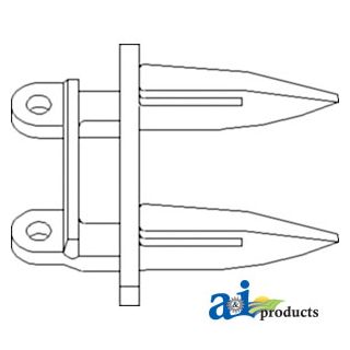 676235 - Guard, Knife; Double Point