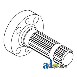 677496 - Shaft, PTO Stub (1000 RPM)