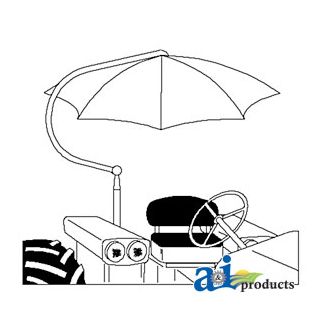 6A51 - Umbrella, Red