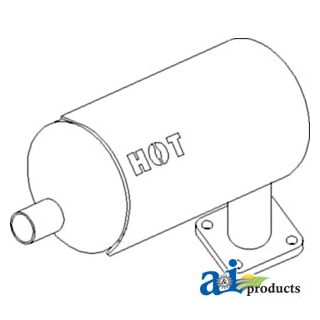 6C040-58404 - Muffler