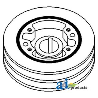701036C93 - Pulley, Crankshaft Dampener