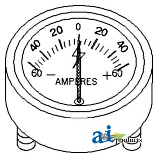 70254407 - Gauge, Ammeter (60-0-60)