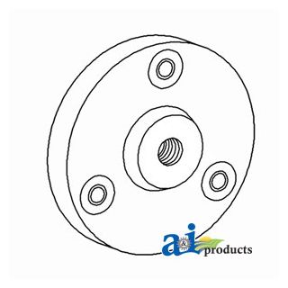 704812M93 - Adapter Plate, Hydraulic Pump