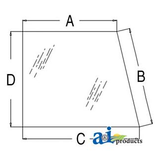 70573642 - Glass, Rear, Side (RH/LH)