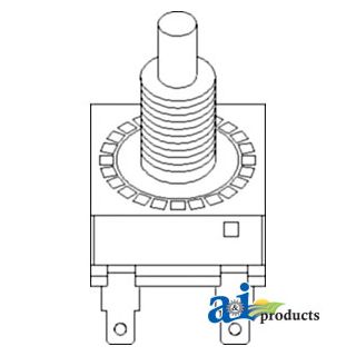 70577454 - Switch Blower - 3 Speed