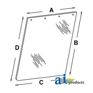 70591658 - Glass, Rear, Side (RH/LH)